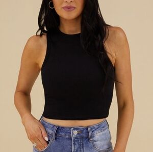 RACHEL PARCELL Ribbed Tank